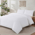 Silver Pintuck Duvet Set