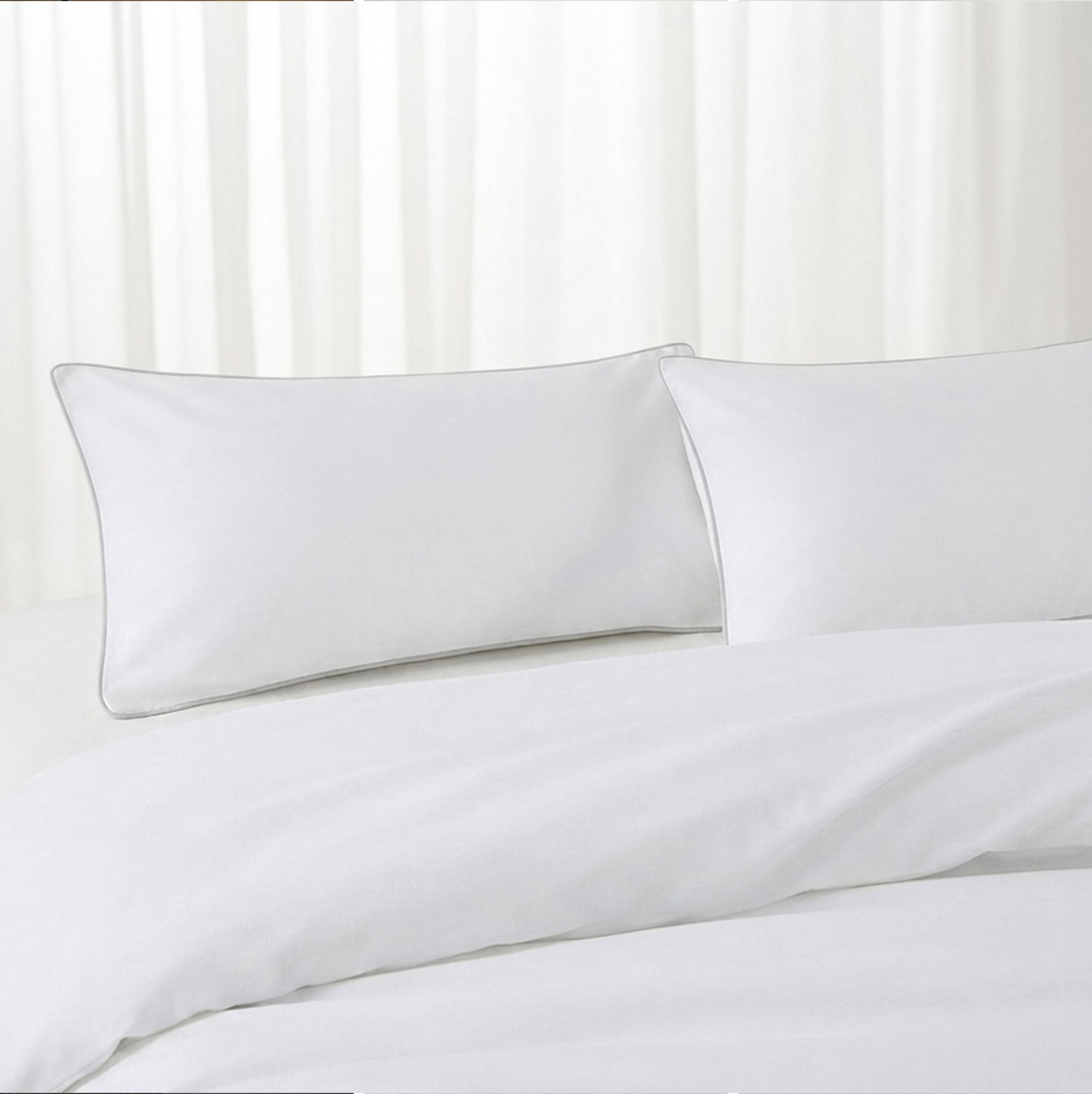 Homes that Comfort Silver Duvet Cover Single Size 3 Piece Pintuck Comforter Cover - 1 Duvet Cover with 2 Pillow Shams - Ultra Soft Cotton Bedding Pinch Pleated Single Duvet Cover Set